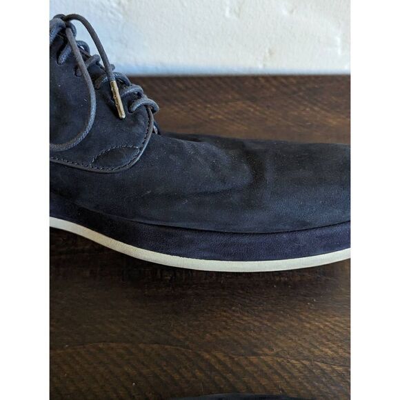 John Varvatos Star USA Navy Blue Suede Derby Oxford Shoes - Size 9.5 main image 6
